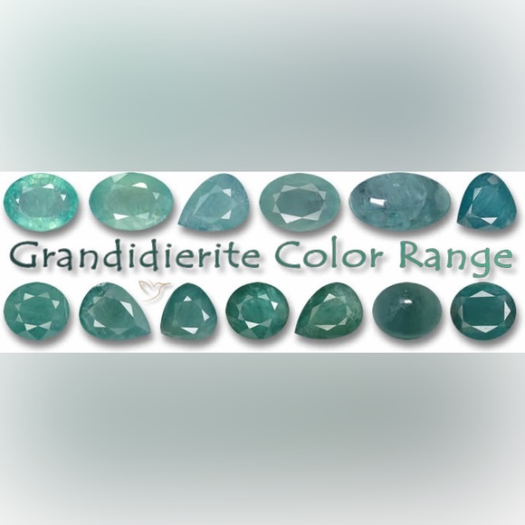 Holiday Sale ✨ All-Natural Certified Grandidierite 14K White Gold Ring Size 7 - Picture 12 of 15